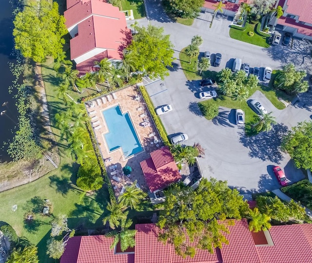6 E Lexington Ln Unit C, Palm Beach Gardens, FL 33418 - bird's eye view of a pool