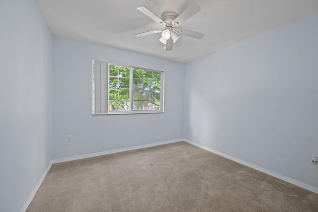 4179 N Haverhill Rd Unit 609, West Palm Beach, FL 33417 - carpeted spare room with ceiling fan and baseboards