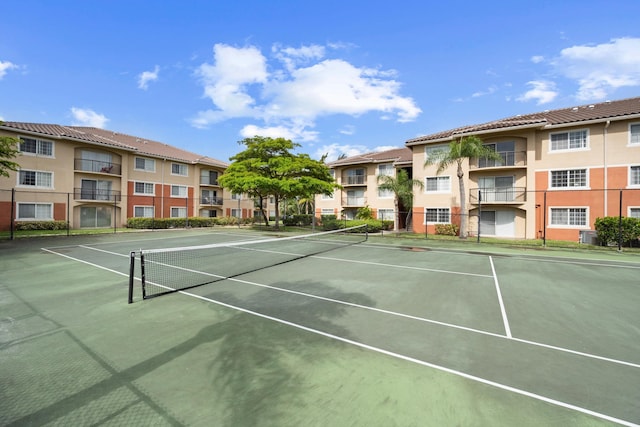 4179 N Haverhill Rd Unit 609, West Palm Beach, FL 33417 - view of tennis court featuring community basketball court