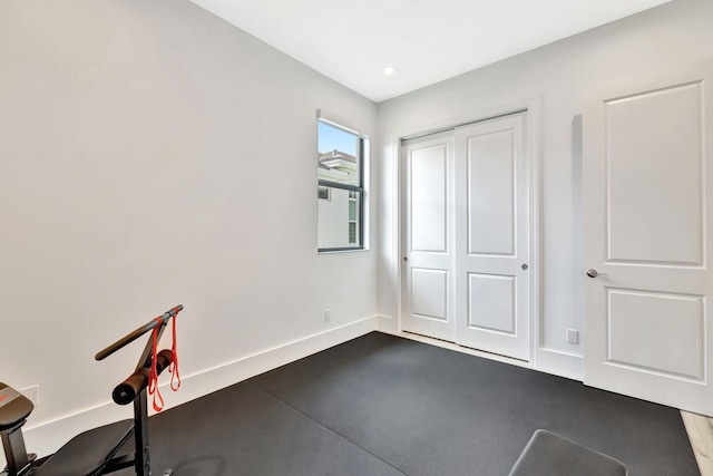 17135 SW Ambrose Way, Port Saint Lucie, FL 34986 - workout area featuring baseboards