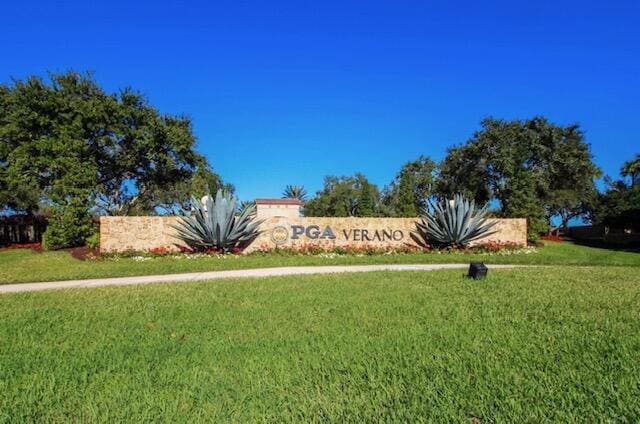 17135 SW Ambrose Way, Port Saint Lucie, FL 34986 - community / neighborhood sign with a lawn