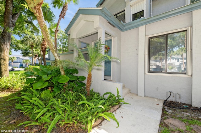 805 Harbour Pointe Way, Greenacres, FL 33413 - property entrance featuring stucco siding