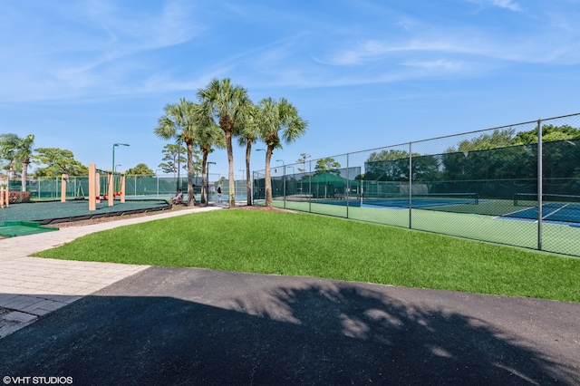 805 Harbour Pointe Way, Greenacres, FL 33413 - view of tennis court