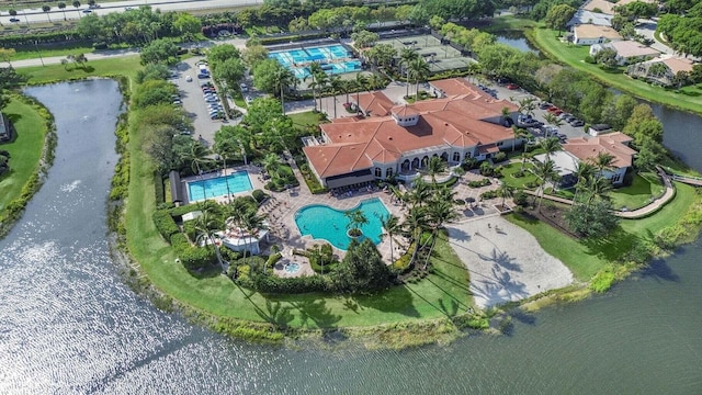 7566 San Pedro St, Boynton Beach, FL 33437 - view of property location featuring a pool and a nearby body of water