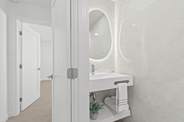 812 Chapel Hill Blvd, Boynton Beach, FL 33435 - bathroom with wood finished floors