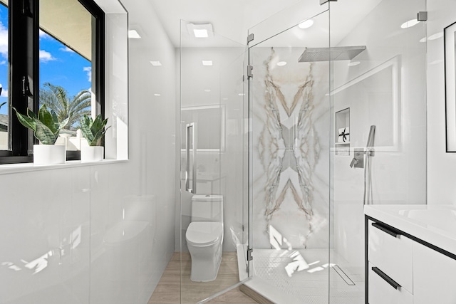 812 Chapel Hill Blvd, Boynton Beach, FL 33435 - full bath with a marble finish shower, toilet, and vanity