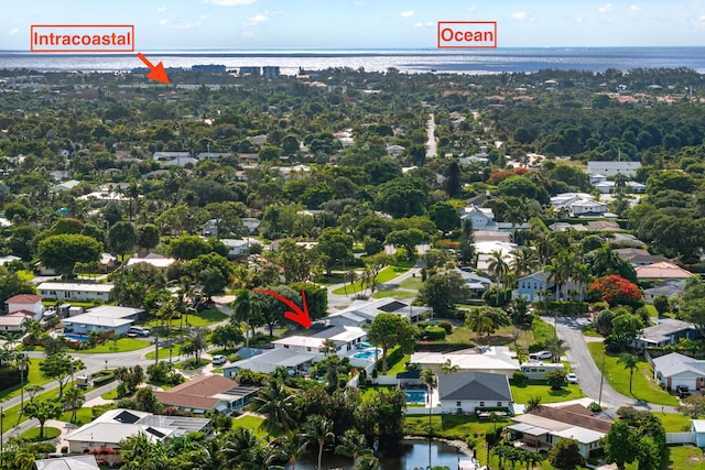 812 Chapel Hill Blvd, Boynton Beach, FL 33435 - aerial view of residential area with a large body of water