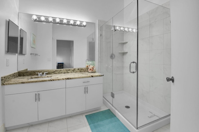 5451 Verona Dr Unit M, Boynton Beach, FL 33437 - full bathroom with a shower stall and vanity