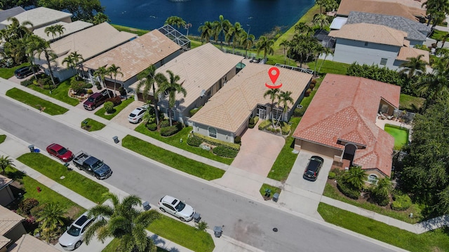 13664 Kiltie Ct, Delray Beach, FL 33446 - aerial view of residential area with a large body of water