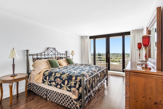 1500 S Ocean Blvd Unit 804, Boca Raton, FL 33432 - bedroom featuring dark wood-type flooring