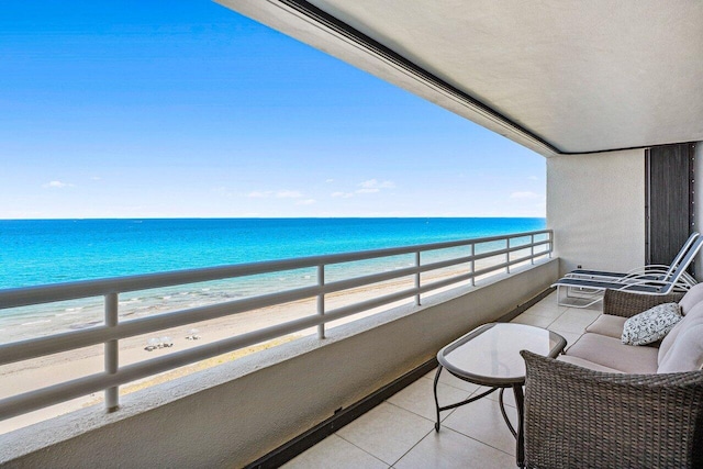 1500 S Ocean Blvd Unit 804, Boca Raton, FL 33432 - balcony with view of water and beach