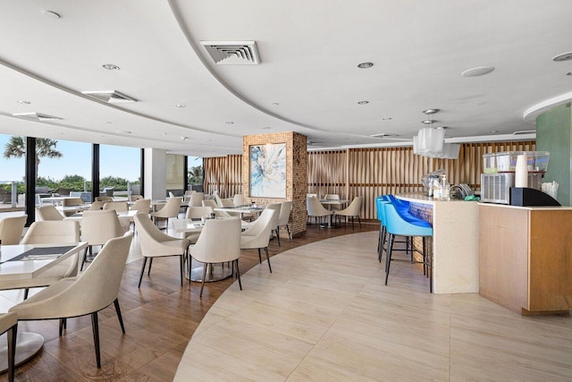 1500 S Ocean Blvd Unit 804, Boca Raton, FL 33432 - dining room with recessed lighting