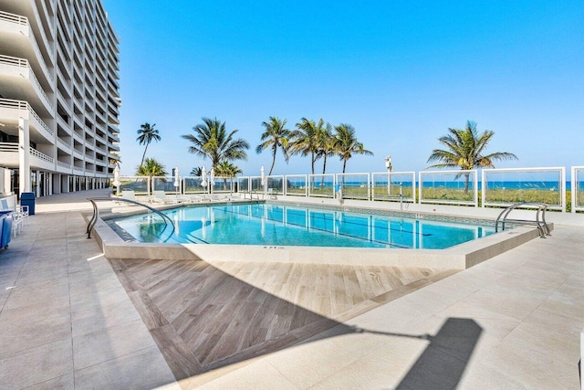 1500 S Ocean Blvd Unit 804, Boca Raton, FL 33432 - community pool featuring a patio