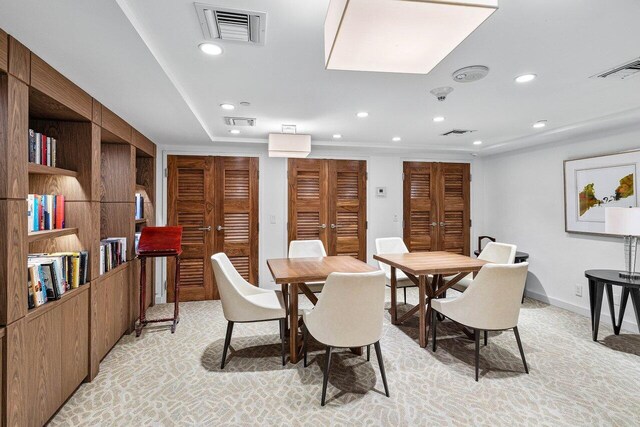 1500 S Ocean Blvd Unit 804, Boca Raton, FL 33432 - dining room featuring recessed lighting and baseboards