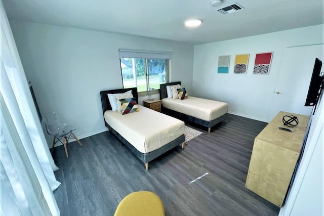 2809 SW 46th St, Dania Beach, FL 33312 - bedroom featuring dark wood finished floors and baseboards