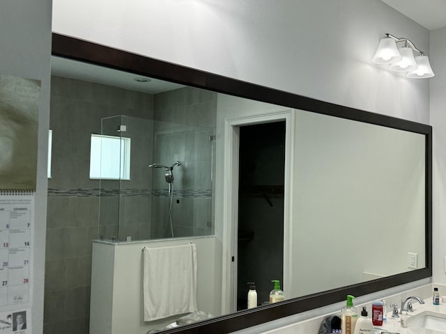 4662 Estates Cir, Westlake, FL 33470 - full bath featuring a walk in shower, a sink, and a walk in closet