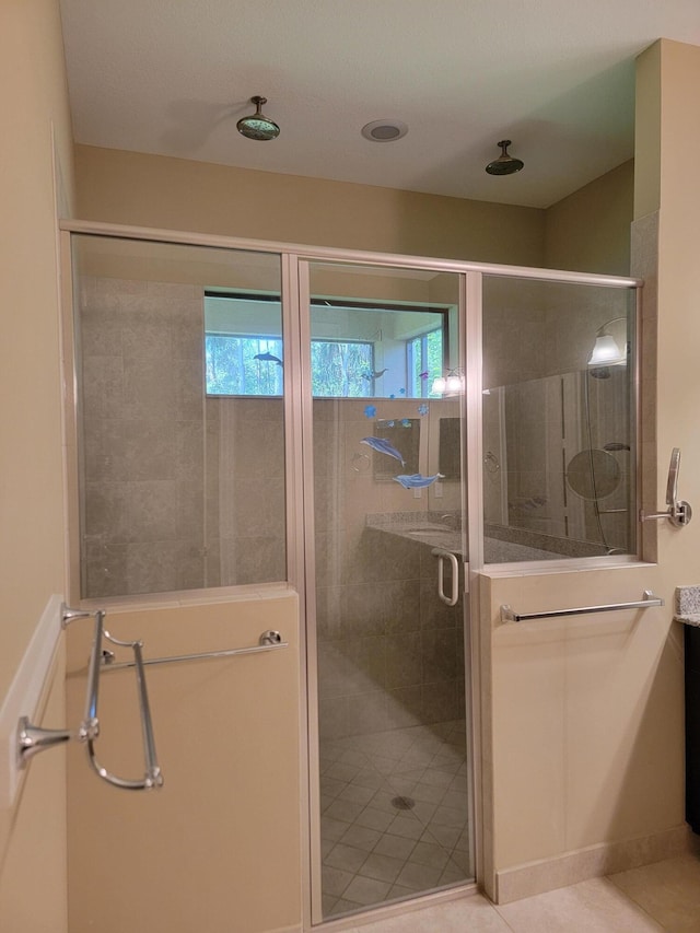 4295 55th St, Vero Beach, FL 32967 - full bath featuring a stall shower and tile patterned floors