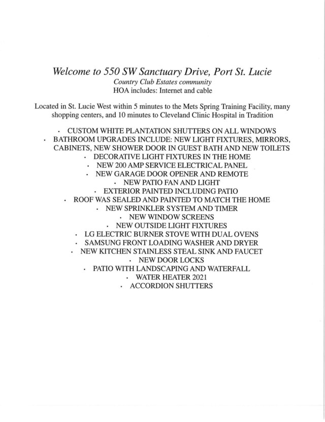 550 SW Sanctuary Dr, Port Saint Lucie, FL 34986 - view of miscellaneous document
