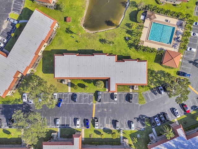 21895 Lake Forest Cir Unit 201, Boca Raton, FL 33433 - aerial view of property's location featuring a pool area