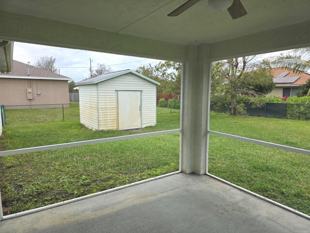 4365 SW Appleseed Rd, Port Saint Lucie, FL 34953 - view of unfurnished sunroom