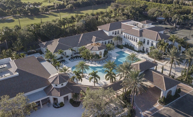 7919 L Aquila Way, Delray Beach, FL 33446 - aerial view of a pool