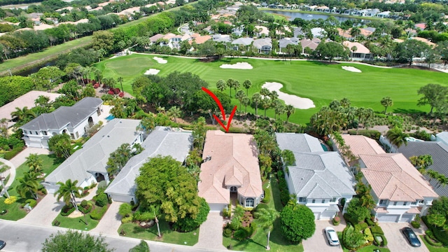 7919 L Aquila Way, Delray Beach, FL 33446 - view of property location featuring nearby suburban area, a golf course, and a nearby body of water