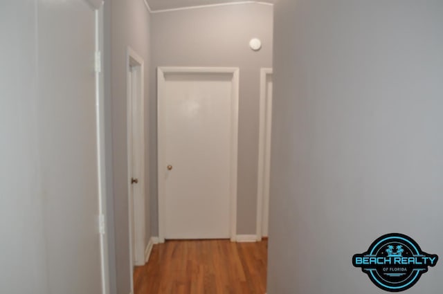 4318 7th Ave, Marianna, FL 32446 - hallway featuring light wood-style floors