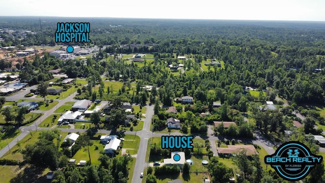 4318 7th Ave, Marianna, FL 32446 - view of property location featuring a heavily wooded area