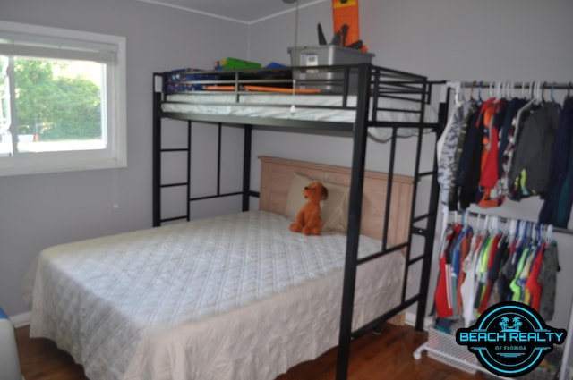4318 7th Ave, Marianna, FL 32446 - bedroom with wood finished floors
