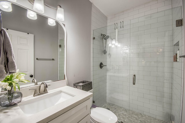 15048 85th Rd N, The Acreage, FL 33470 - full bath with a shower stall, toilet, and vanity
