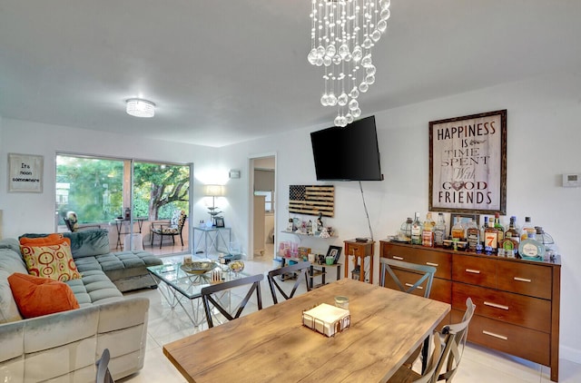 130 Lake Meryl Dr Unit 226, West Palm Beach, FL 33411 - dining room with light tile patterned flooring