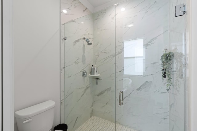 17564 Cinquez Park Rd W, Jupiter, FL 33458 - bathroom with toilet and a marble finish shower