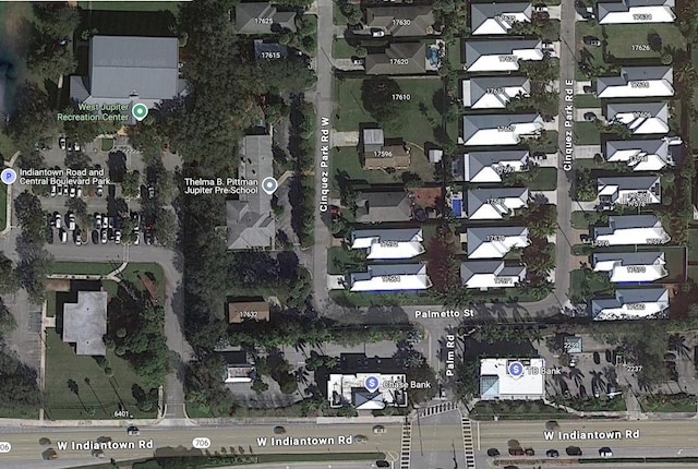 17564 Cinquez Park Rd W, Jupiter, FL 33458 - map of property location