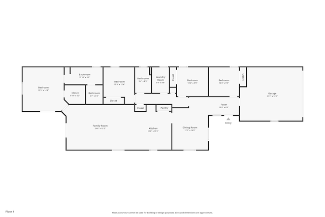 17564 Cinquez Park Rd W, Jupiter, FL 33458 - home floor plan