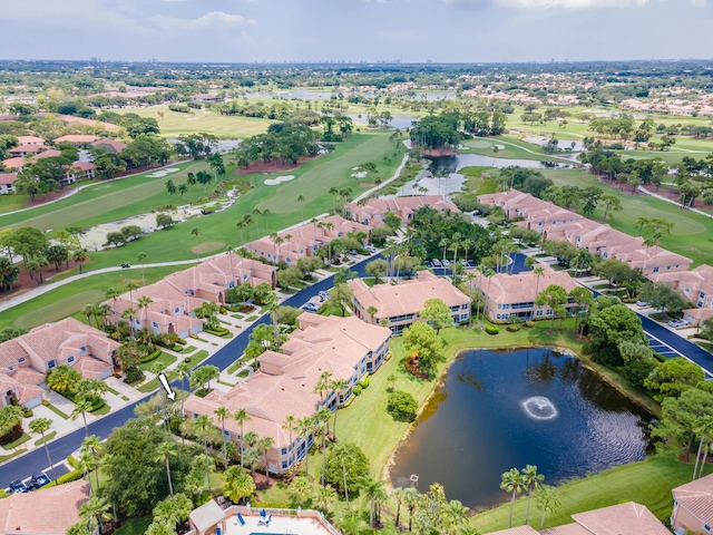 208 Legendary Cir, Palm Beach Gardens, FL 33418 - aerial perspective of suburban area with a large body of water and a golf club