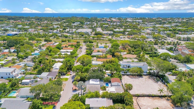 218 NE 10th St, Delray Beach, FL 33444 - aerial perspective of suburban area with a nearby body of water