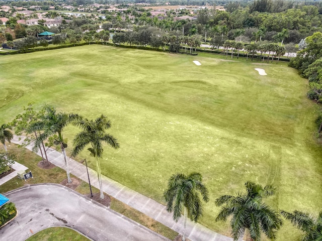 bird's eye view of a local golf course