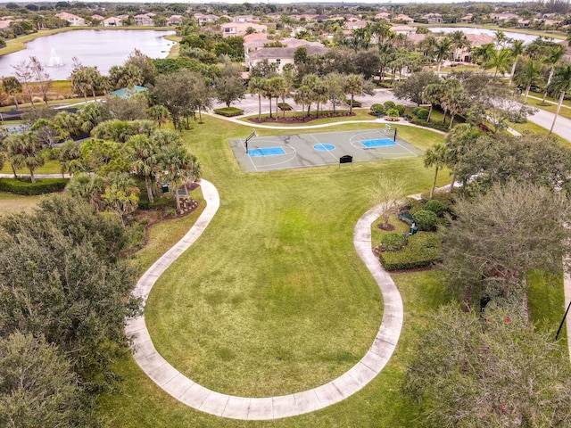 bird's eye view of a nearby body of water