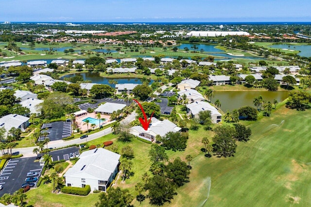 65 Eastgate Dr Unit B, Boynton Beach, FL 33436 - aerial view of property and surrounding area with a large body of water and nearby suburban area