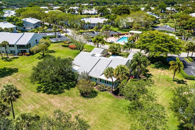 65 Eastgate Dr Unit B, Boynton Beach, FL 33436 - aerial view of residential area featuring a pool area