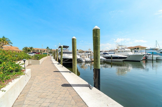 1401 Tidal Pointe Blvd Unit 405, Jupiter, FL 33477 - dock area with a water view