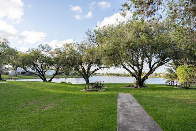 164 Meadows Dr, Boynton Beach, FL 33436 - view of property's community featuring a lawn and a water view