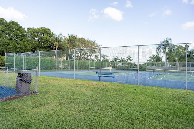 164 Meadows Dr, Boynton Beach, FL 33436 - view of tennis court