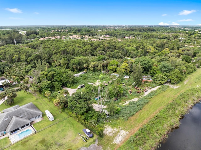 69 Armadillo Way, West Palm Beach, FL 33411 - drone / aerial view of a heavily wooded area