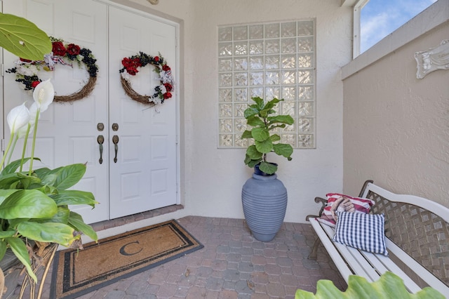6179 Evian Pl, Boynton Beach, FL 33437 - entrance to property with stucco siding
