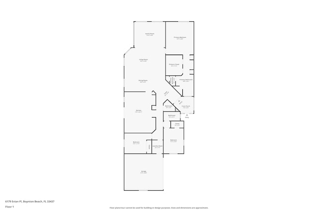 6179 Evian Pl, Boynton Beach, FL 33437 - home floor plan
