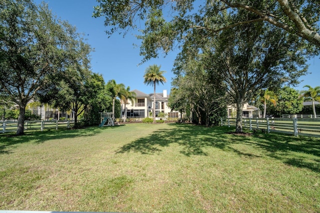 8979 Three Rail Dr, Boynton Beach, FL 33472 - view of yard