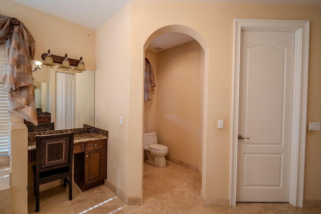 8979 Three Rail Dr, Boynton Beach, FL 33472 - bathroom featuring vanity and toilet