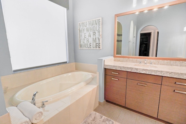 9196 Grand Prix Ln, Boynton Beach, FL 33472 - full bath featuring vanity and a bath