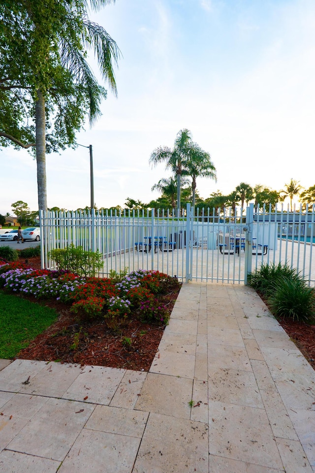 1325 Strawberry Ln, West Palm Beach, FL 33415 - view of pool with a gate